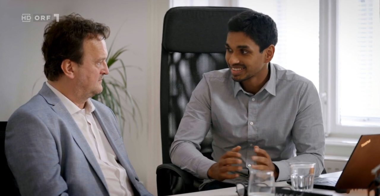 Shariq Reza mit Hanno Settele in DOK 1