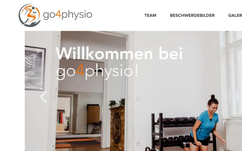 Startseite von go4physio.at